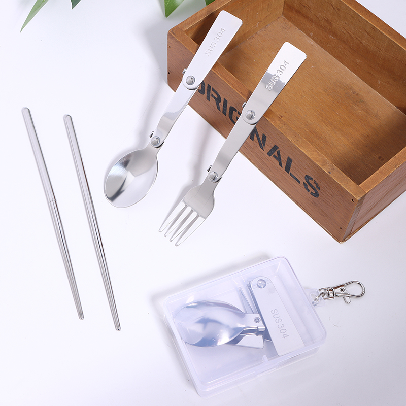 Bamboo Cutlery Travel - 새로운 1Pc/3Pcs 휴대용 야외 칼 세트