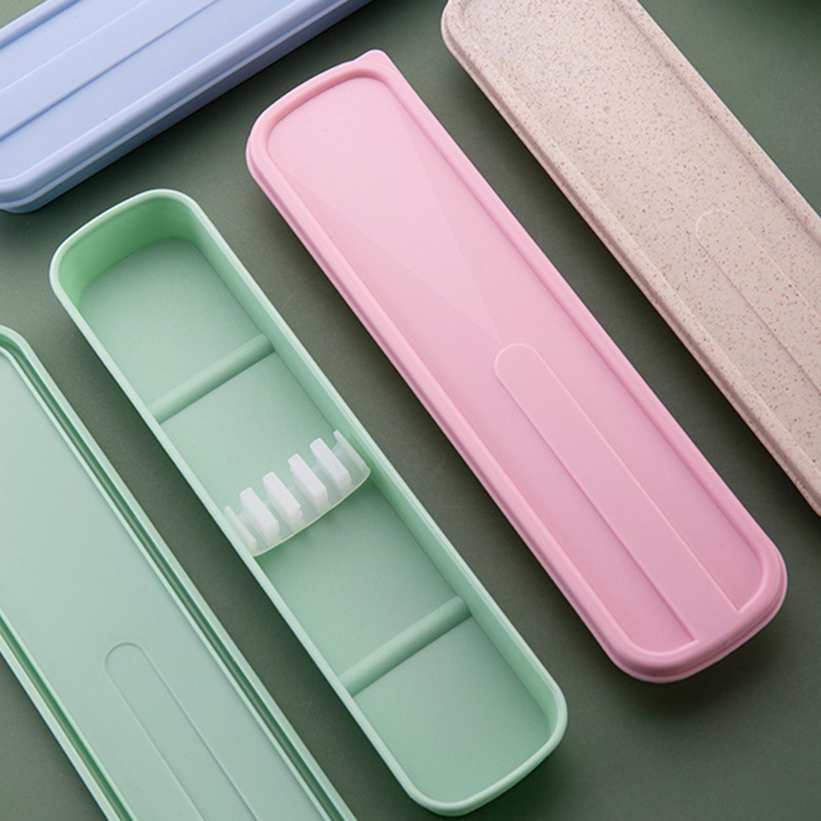 Bamboo Cutlery Travel - 식기류 상자 수저 정리함 휴대용 커버형