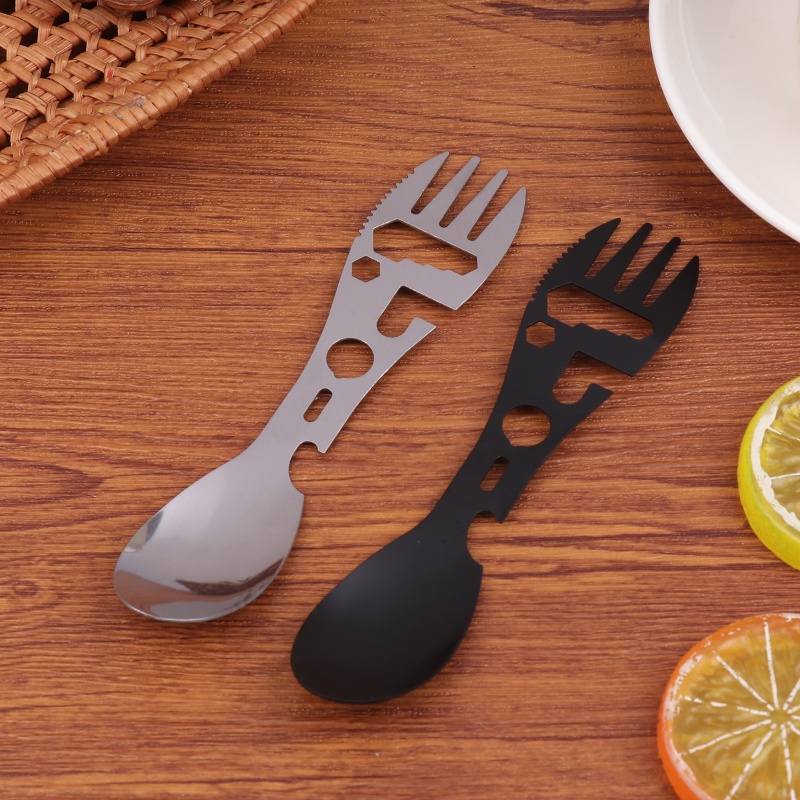 1/5Pcs 10 In 1 Camping Utensil - Bamboo Cutlery Travel 리뷰 및 가격