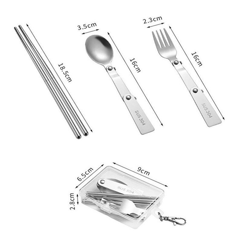1개/3개 휴대용 야외 식기 스테인리스 스틸 숟가락 포 - Bamboo Cutlery Travel 리뷰 및 가격